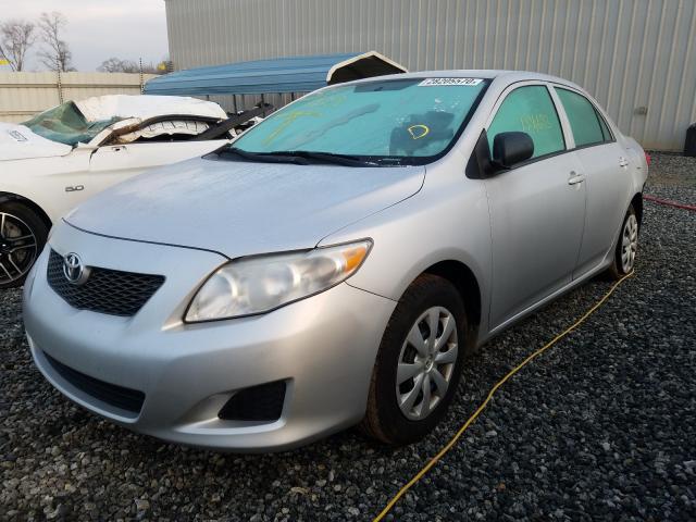 1NXBU40E49Z072692 - 2009 TOYOTA COROLLA BASE  foto 2