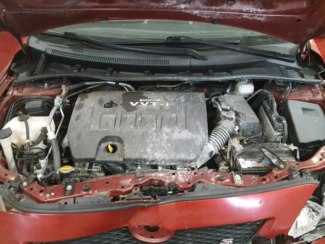 1NXBU40E59Z035960 - 2009 TOYOTA COROLLA BASE  photo 7