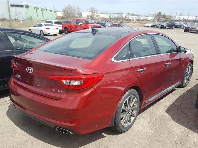 5NPE34AF7GH374979 - 2016 HYUNDAI SONATA SPORT  Foto 4