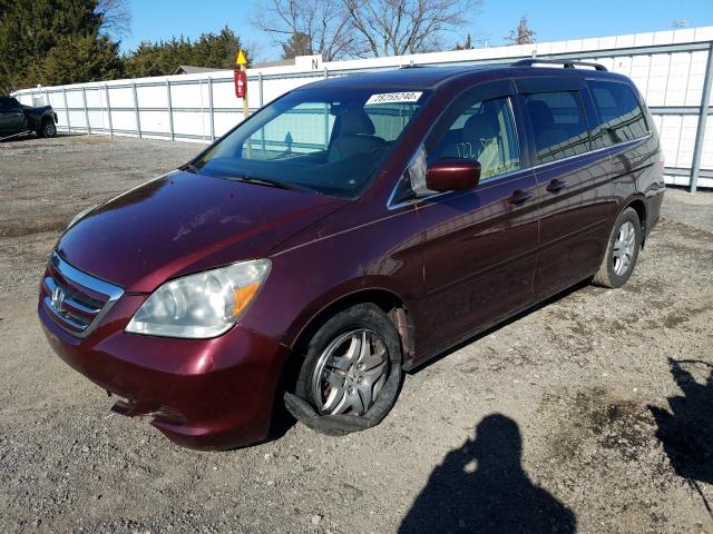 5FNRL38747B134832 - 2007 HONDA ODYSSEY EXL  photo 2