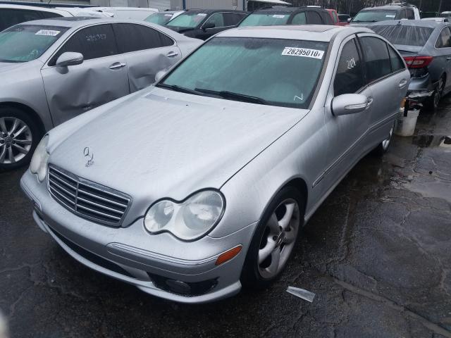 WDBRF40J95F614473 - 2005 MERCEDES-BENZ C 230K SPORT SEDAN  photo 2