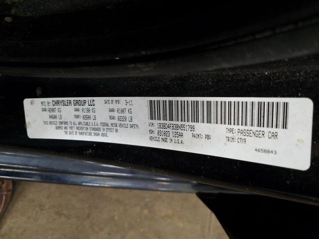 1B3BD4FB3BN551799 - 2011 DODGE AVENGER EXPRESS  照片 10