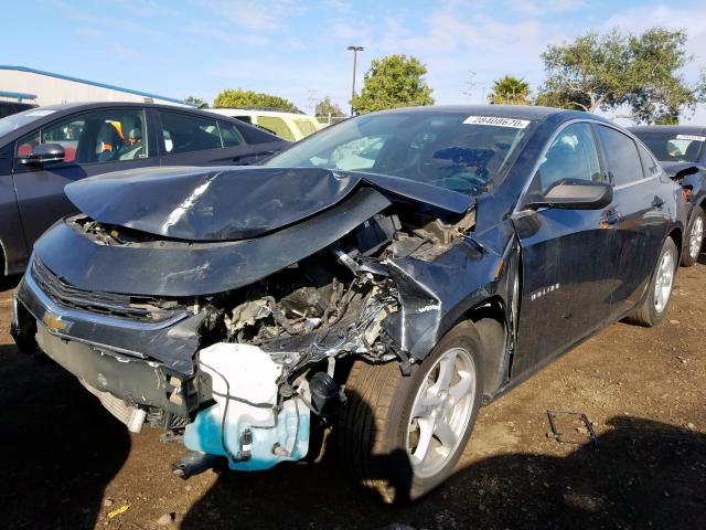 1G1ZB5ST6HF277095 - 2017 CHEVROLET MALIBU LS  photo 2