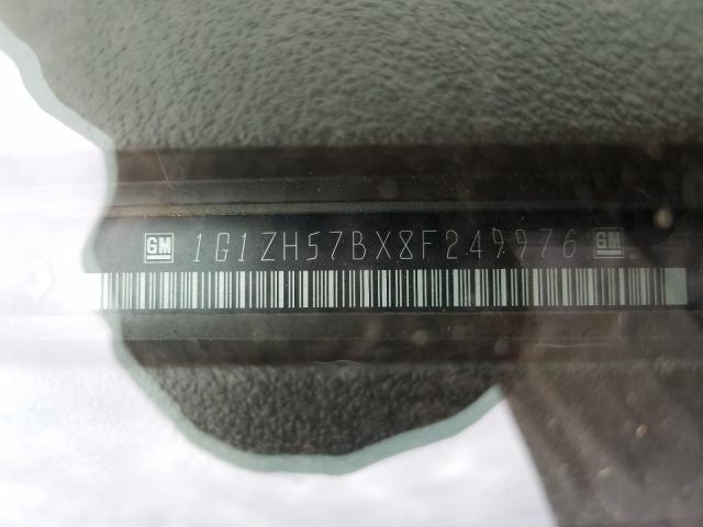 1G1ZH57BX8F249976 - 2008 CHEVROLET MALIBU 1LT  照片 10