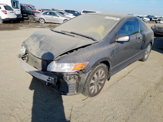 2HGFG12809H526332 - 2009 HONDA CIVIC EX  photo 2