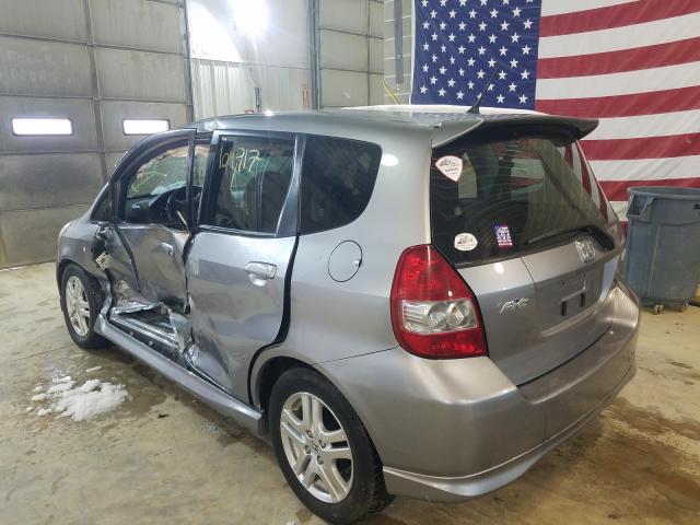 JHMGD38627S037609 - 2007 HONDA FIT S  photo 3