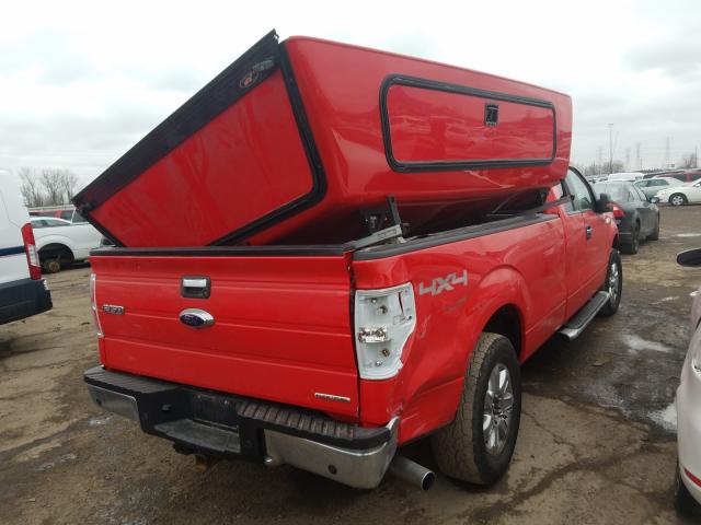 1FTFX1EF8DKE27056 - 2013 FORD F150 SUPER CAB  photo 4