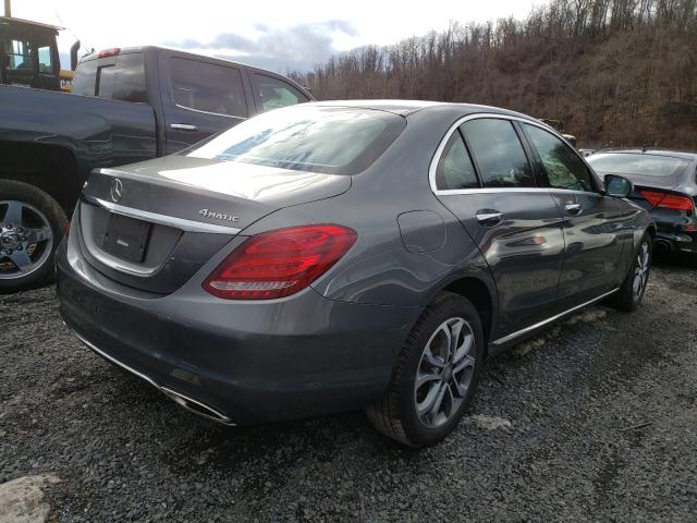 WDDWF4KBXHR253774 - 2017 MERCEDES-BENZ C 300 4MATIC  photo 4