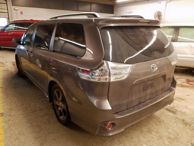 5TDXK3DCXGS756781 - 2016 TOYOTA SIENNA SE  photo 3