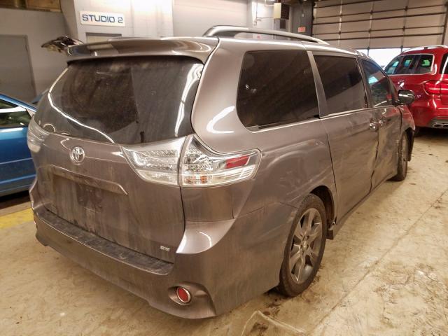 5TDXK3DCXGS756781 - 2016 TOYOTA SIENNA SE  photo 4