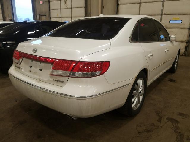 KMHFC46F57A239905 - 2007 HYUNDAI AZERA SE  photo 4