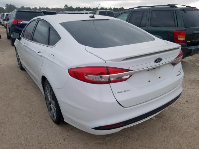 3FA6P0LU7HR285740 - 2017 FORD FUSION SE HYBRID  photo 3