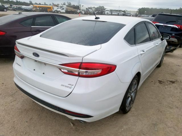 3FA6P0LU7HR285740 - 2017 FORD FUSION SE HYBRID  photo 4