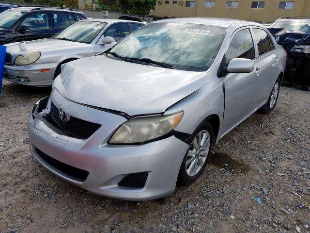 2T1BU40E79C171282 - 2009 TOYOTA COROLLA BASE  photo 2