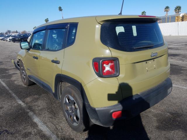 ZACCJAAT9FPC06803 - 2015 JEEP RENEGADE SPORT  photo 3