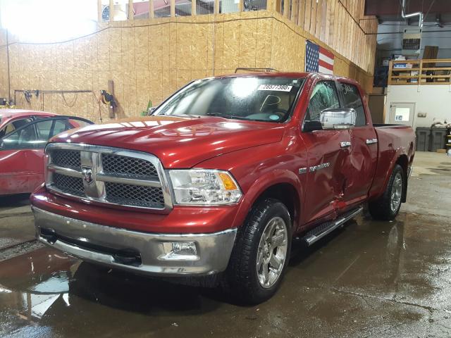 1C6RD7JT2CS247341 - 2012 DODGE RAM 1500 LARAMIE  photo 2