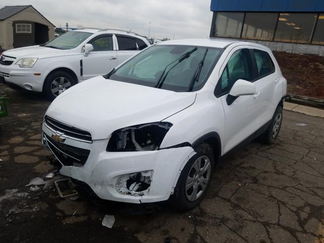 3GNCJKSB2GL239364 - 2016 CHEVROLET TRAX LS  photo 2