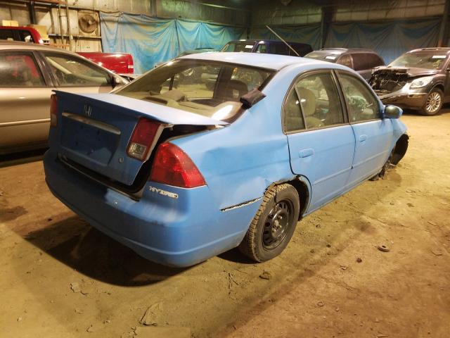 JHMES96613S003870 - 2003 HONDA CIVIC HYBRID  photo 4