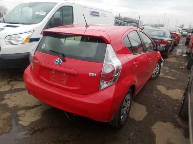 JTDKDTB36D1541592 - 2013 TOYOTA PRIUS C  photo 4