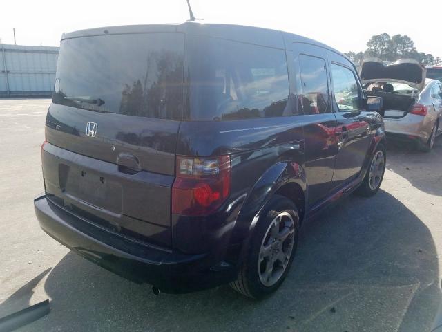 5J6YH18927L012383 - 2007 HONDA ELEMENT SC  photo 4