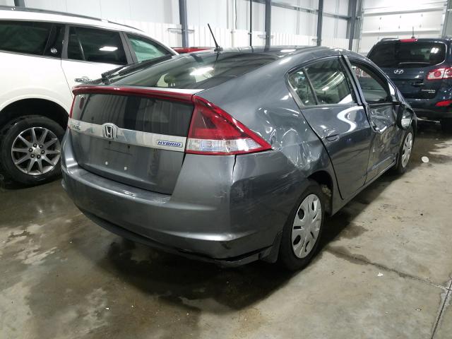 JHMZE2H59DS005324 - 2013 HONDA INSIGHT LX  photo 4