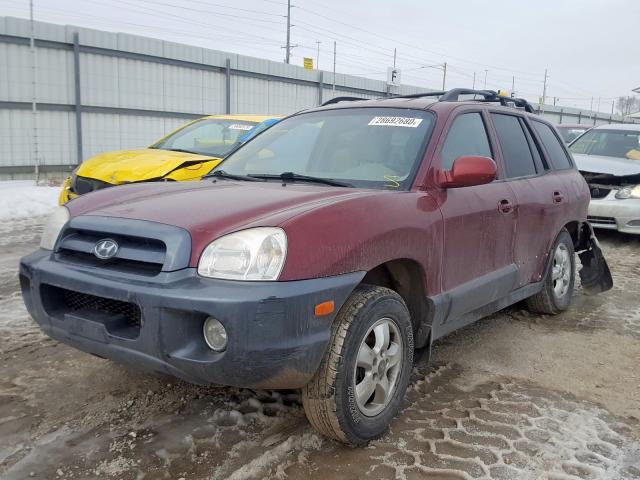 KM8SC13D55U005162 - 2005 HYUNDAI SANTA FE GLS  photo 2