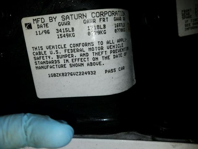 1G8ZK8276VZ224932 - 1997 SATURN SW2  photo 10