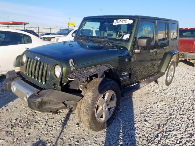 1J4GA59128L626402 - 2008 JEEP WRANGLER UNLIMITED SAHARA  photo 2