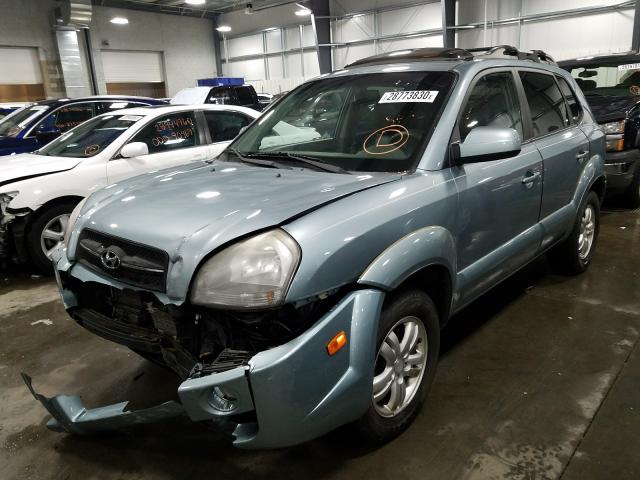 KM8JN72D97U481184 - 2007 HYUNDAI TUCSON SE  photo 2