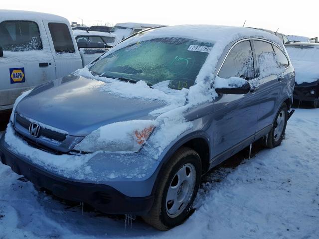 JHLRE48358C051179 - 2008 HONDA CR-V LX  photo 2