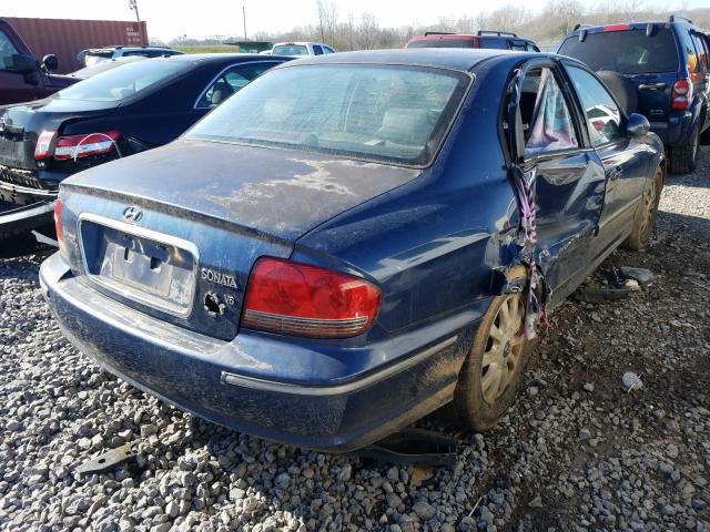 KMHWF35H95A101236 - 2005 HYUNDAI SONATA GLS  photo 4