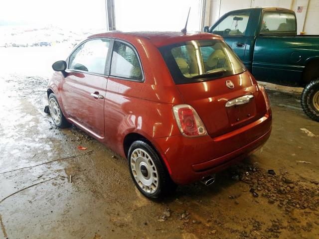 3C3CFFAR7CT382650 - 2012 FIAT 500 POP  photo 3