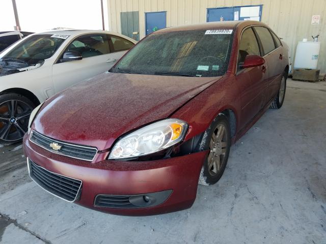 2G1WG5EK7B1225254 - 2011 CHEVROLET IMPALA LT RED photo 2