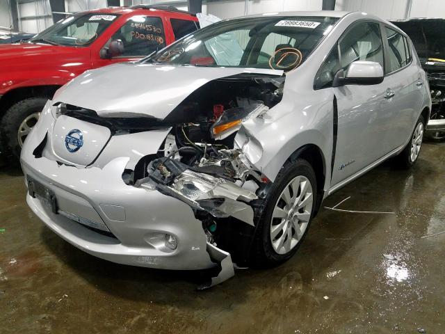 1N4AZ0CP5DC413576 - 2013 NISSAN LEAF S  photo 2