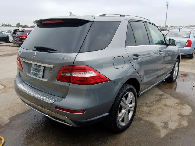 4JGDA5HB4CA026421 - 2012 MERCEDES-BENZ ML 350 4MATIC  photo 4