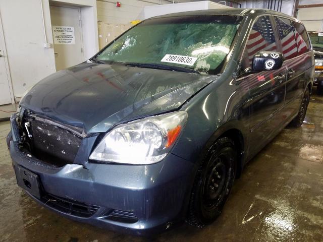 5FNRL38226B091370 - 2006 HONDA ODYSSEY LX  photo 2