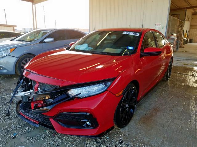 SHHFK7H99JU238706 - 2018 HONDA CIVIC SPORT TOURING  photo 2