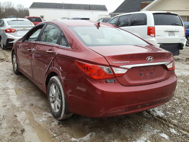 5NPEB4AC0BH308355 - 2011 HYUNDAI SONATA GLS  photo 3