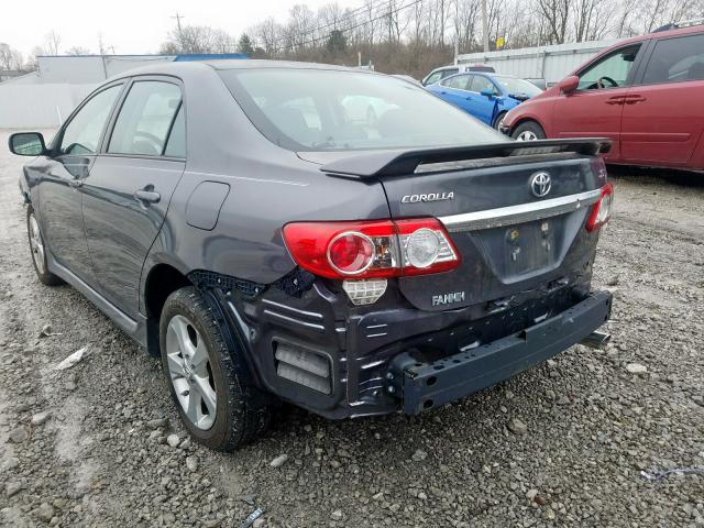 5YFBU4EE4DP220438 - 2013 TOYOTA COROLLA BASE  photo 3