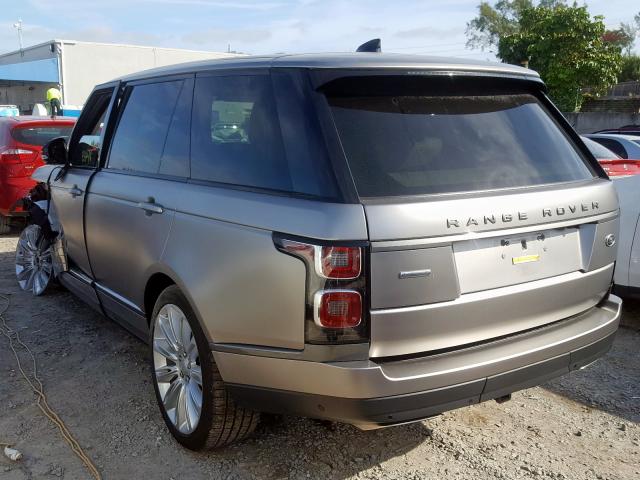 SALGV5RE0JA396463 - 2018 LAND ROVER RANGE ROVER AUTOBIOGRAPHY  photo 3