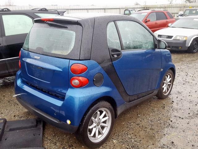 WMEEJ31X28K144697 - 2008 SMART FORTWO PURE  photo 4