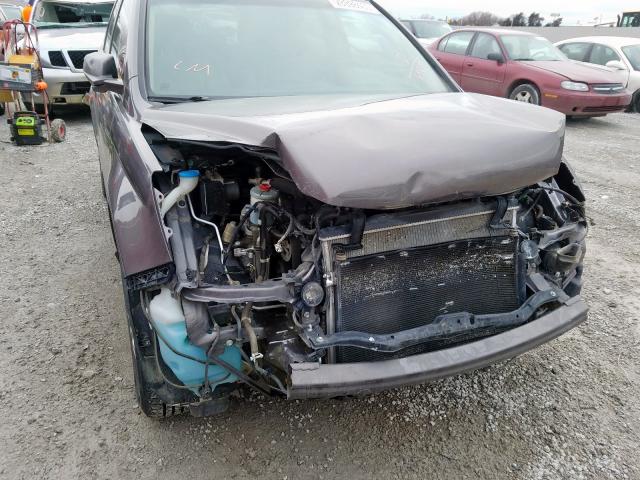 5J6RE4H75AL058987 - 2010 HONDA CR-V EXL  photo 9