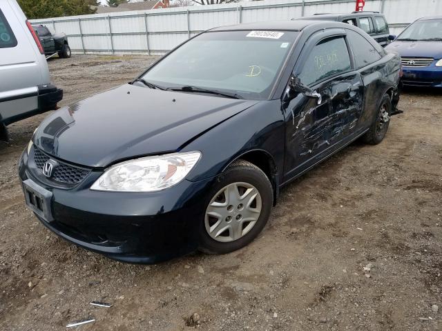 1HGEM211X4L051413 - 2004 HONDA CIVIC DX VP  foto 2