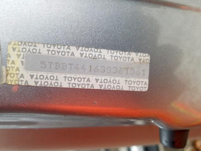 5TBBT44163S361561 - 2003 TOYOTA TUNDRA ACCESS CAB SR5  photo 10