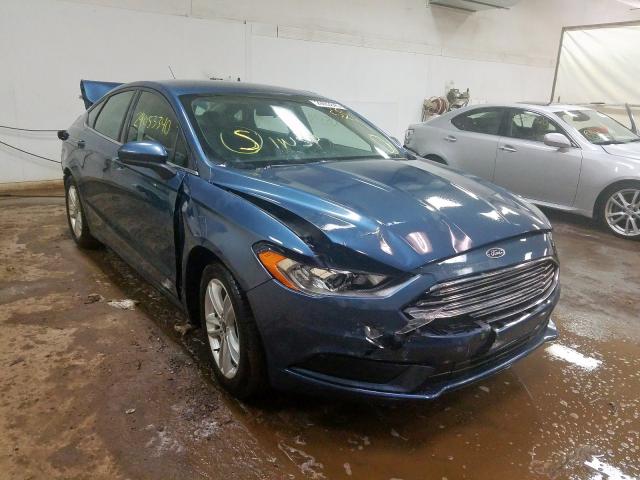 3FA6P0HD2JR256449 - 2018 FORD FUSION SE  photo 1