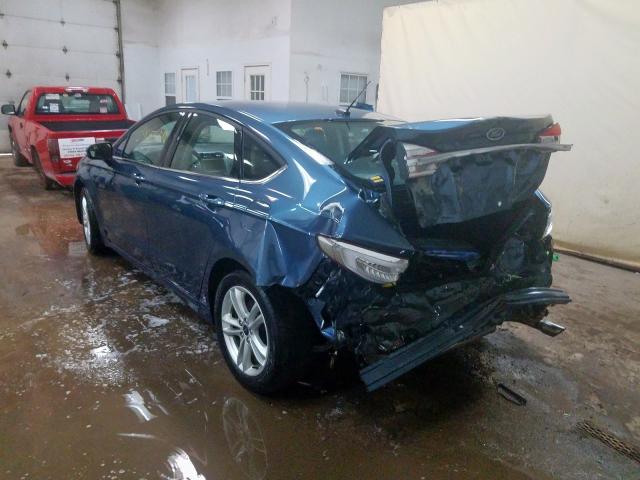 3FA6P0HD2JR256449 - 2018 FORD FUSION SE  photo 3