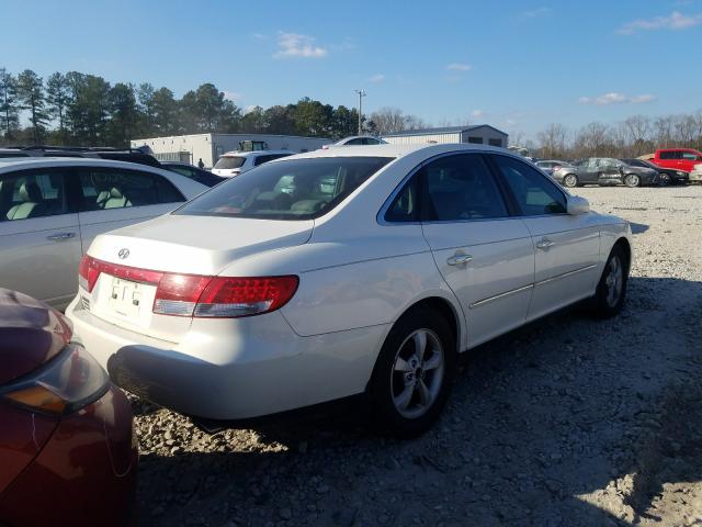 KMHFC46F66A070153 - 2006 HYUNDAI AZERA SE  photo 4