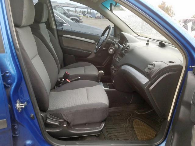 KL1TD6DE9AB117776 - 2010 CHEVROLET AVEO LS  ფოტო 5