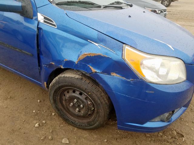 KL1TD6DE9AB117776 - 2010 CHEVROLET AVEO LS  ფოტო 9