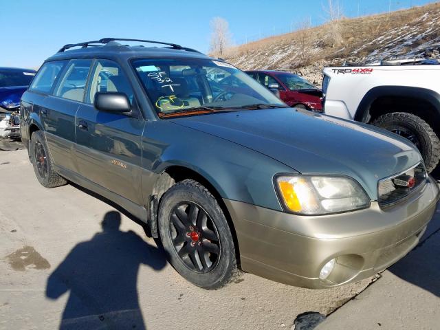 4S3BH675016647955 - 2001 SUBARU LEGACY OUTBACK AWP  照片 1